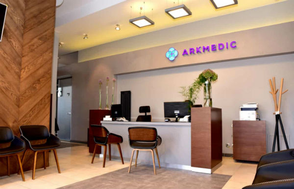 Wnętrze Centrum Medycznego Arkmedic